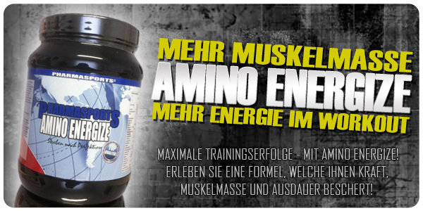 Pharmasports Amino Energize zum Muskelaufbau und mehr!