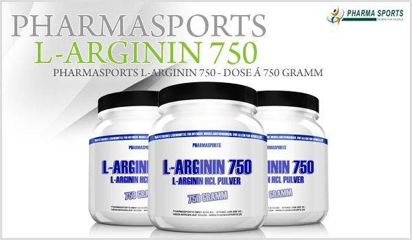 Pharmasports L-Arginin 750 - reines L-Arginin Hydrochlorid
