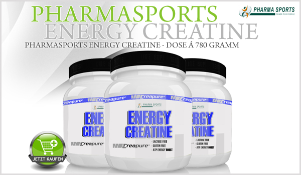 Pharmasports Energy Creatine - Erleben Sie ein neues Trainingsgefühl mit mehr Kraft und Energie