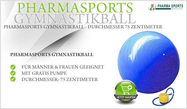 Neues Trainingsgerät - Pharmasports Gymnastikball