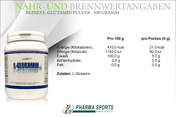 Pharmasports L-Glutamin natürlich günstig bei Pharmasports