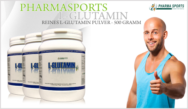 Pharmasports L-Glutamin - 500 Gramm reines L-Glutamin