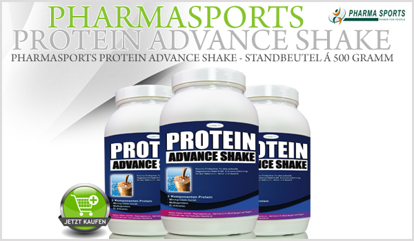 Pharmasports Protein Advance Shake - Standbeutel á 500 Gramm