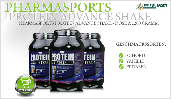 Pharmasports Protein Advance Shake - Dose á 2200 Gramm
