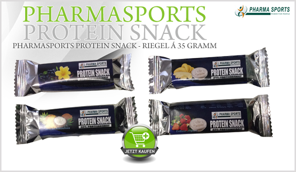 Neu bei Pharmasports - der Pharmasports Protein Snack