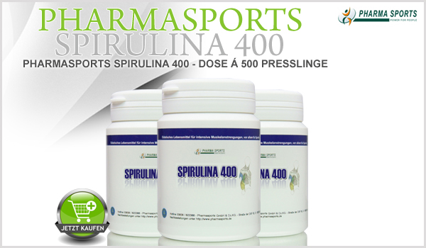 Pharmasports Spirulina 400  - Dose á 500 Tabletten