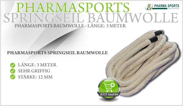 NEU - Pharmasports Springseil Baumwolle