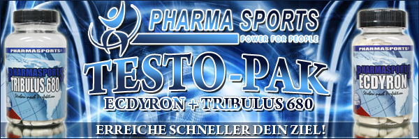 Erreichen Sie schneller Ihre Ziele im Muskelaufbau, mit dem Testo-Pak von Pharmasports!