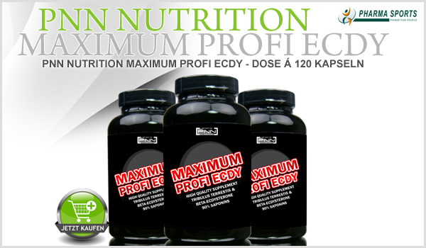 PNN Nutrition Maximum Profi Ecdy - NEU bei Pharmasports im Sortiment. 