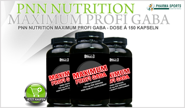 Das nächste PNN Nutrition Supplement bei Pharmasports - PNN Nutrition Maximum Profi Gaba