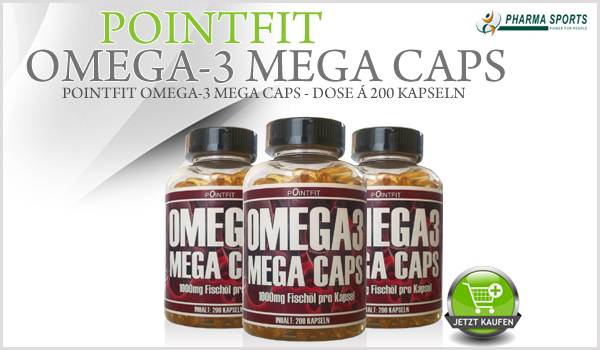 Neu im Sortiment - PointFit Omega-3 Mega Caps! 