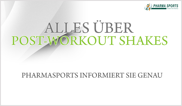 Post-Workout Shakes bei Pharmasports