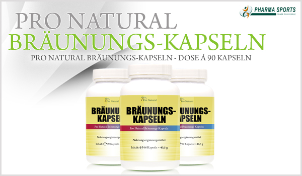 Pro Natural Bräunungs-Kapseln bei Pharmasports