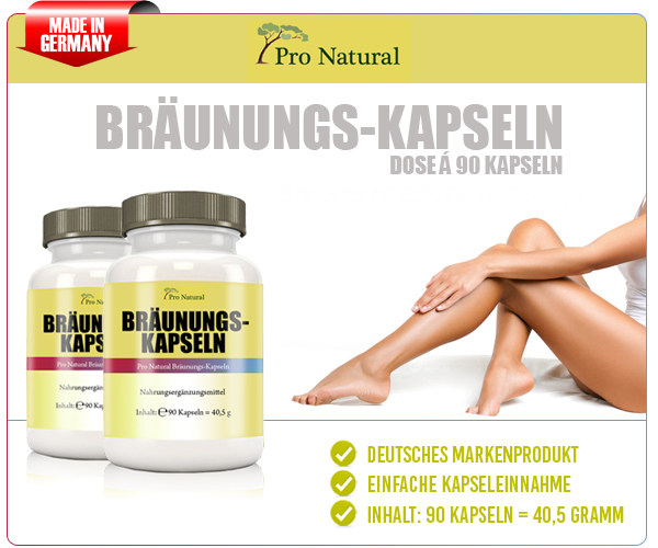 Pro Natural Bräunungs-Kapseln bei Pharmasports