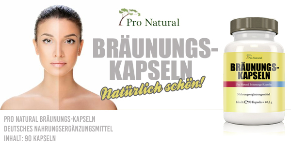 Pro Natural Bräunungs-Kapseln bei Pharmasports bestellen