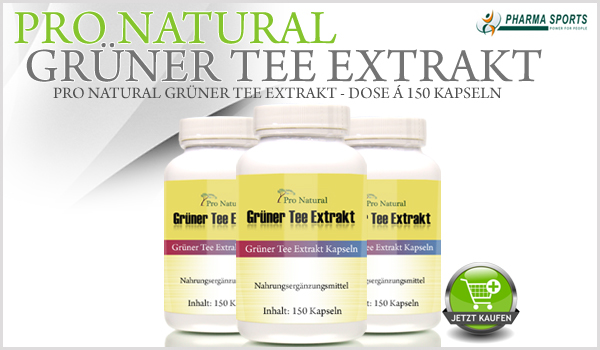 Pro Natural Grüner Tee Extrakt - Dose á 150 Kapseln