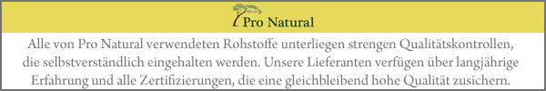 Pro Natural - Nahrungsergänzungsmittel im hohem Qualitätsstandard!