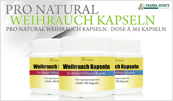 NEU bei Pharmasports - Pro Natural Weihrauch Kapseln