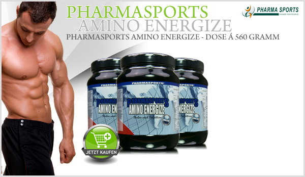 Pharmasports Amino Energize - Aminosäuren und Vitamine in einer 560 Gramm Dose