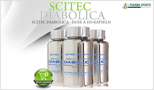 Scitec Diabolica - Dose á 105 Kapseln bei Pharmasports