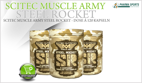 Scitec Muscle Army Steel Rocket direkt bei Pharmasports bestellen