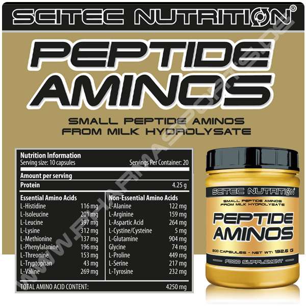 Scitec Nutrition Peptid Aminos - Dose á 200 Kapseln 