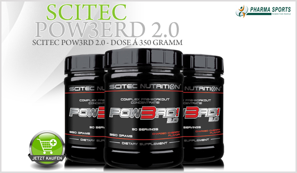 Scitec Pow3rd 2.0 - Komplexes Pre-Workout Konzentrat