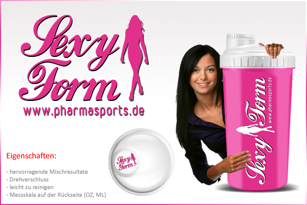 Pharmasports Sexy Form Shaker - der Proteinshaker für Frauen 