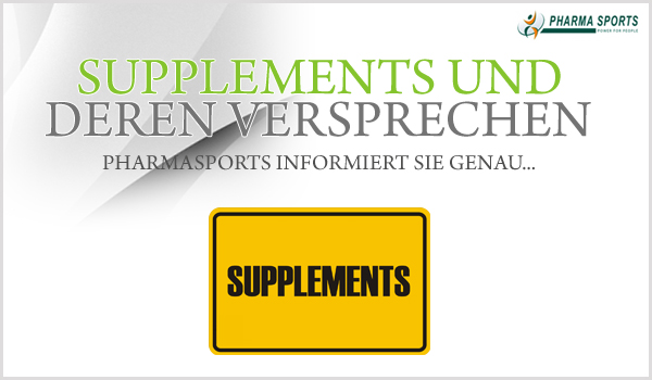 Supplements und deren Versprechen