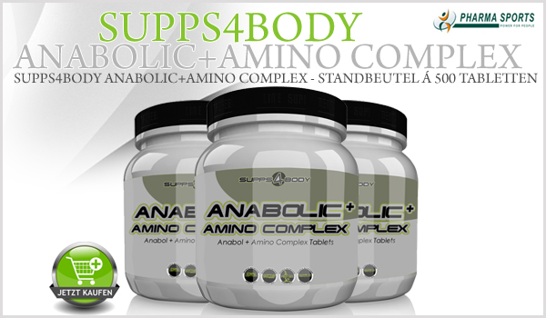 Supps4Body Anabolic + Amino Complex bei Pharmasports
