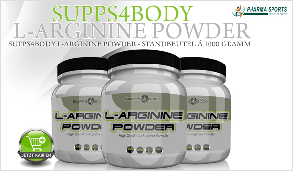 NEU bei Pharmasports - Supps4Body L-Arginine Powder