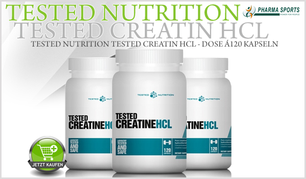 Das nächste Tested Supplement bei Pharmasports - Tested Nutrition Creatin HCL! 