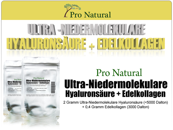 Pro Natural Hyaluronsäure + Edelkollagen bei Pharmasports 