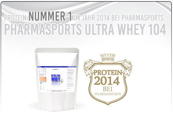 Protein des Jahres 2014 bei Pharmasports - Pharmasports Ultra Whey 104