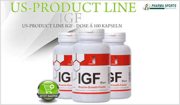 Ab sofort auch wieder bei Pharmasports - US-Product-Line IGF