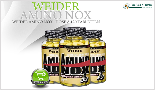 Weider Amino Nox bei Pharmasports - Dose á 120 Tabletten