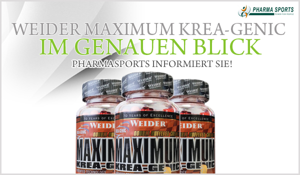 Weider Maximum Krea-Genic - ein genauer Blick auf das Produkt