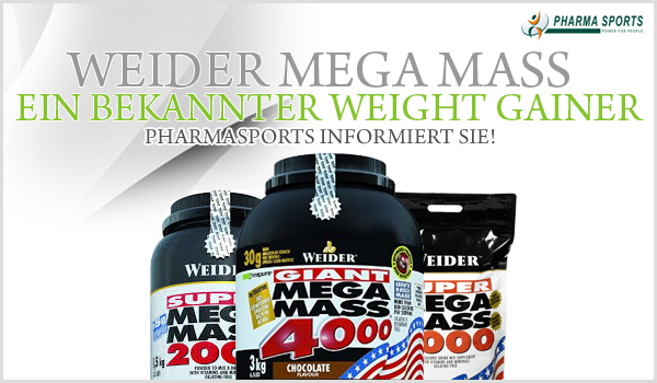 Weider Mega Mass - seit vielen Jahren einer der beliebtesten Weight Gainer