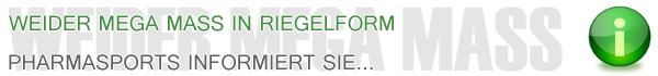 Weider Super Mega Mass 2000 Riegel