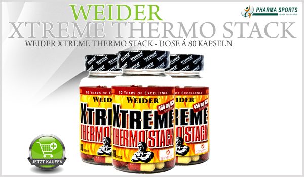 Weider Xtreme Thermo Stack - Dose á 80 Kapseln