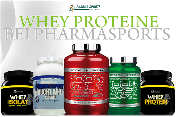 Pharmasports Whey Protein Shop - Whey Protein Konzentrat, Whey Protein Isolat und vieles mehr bei Pharmasports